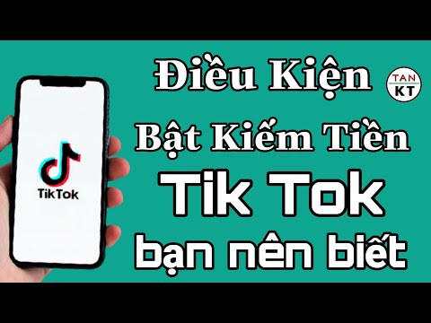 hình ảnh điều kiện bật kiếm tiền tiktok