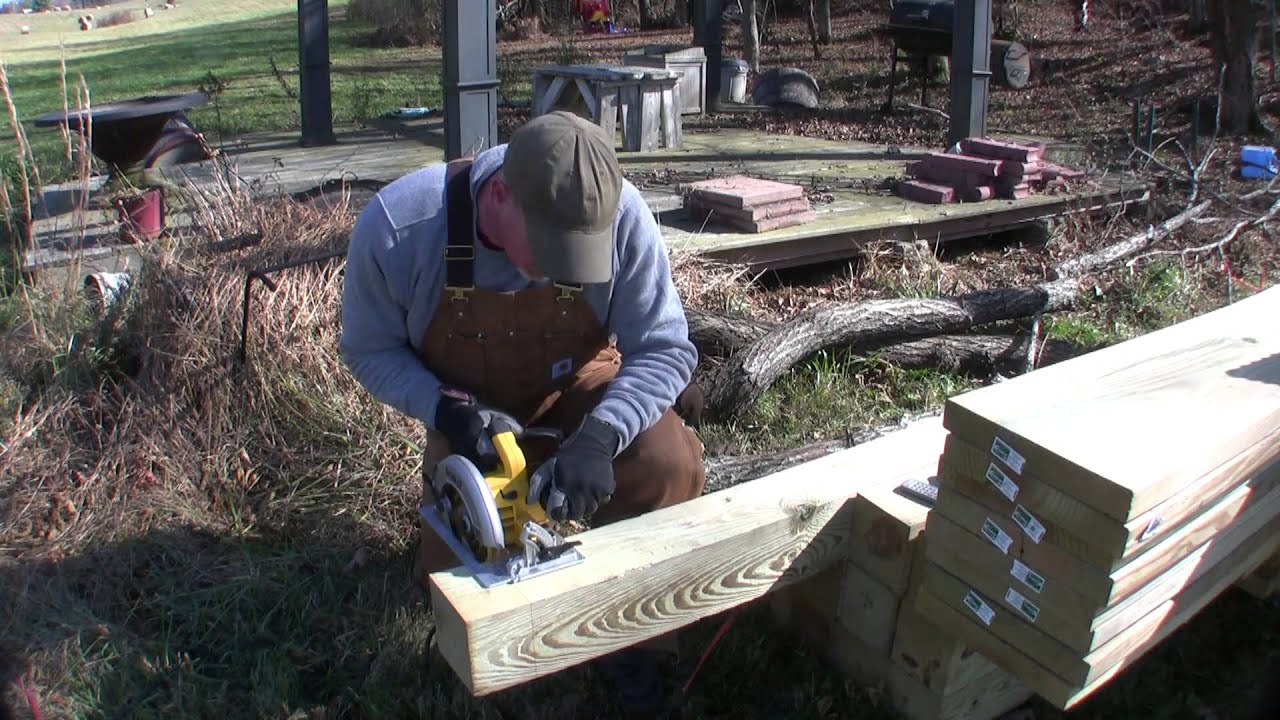 How to Build a Pole Barn Pt 3 - Setting Posts - YouTube