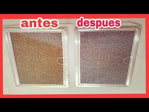 Video: Filtro De Grasa Para La Campana: El Principio De La Trampa De Grasa, Cómo Limpiarlo En Casa