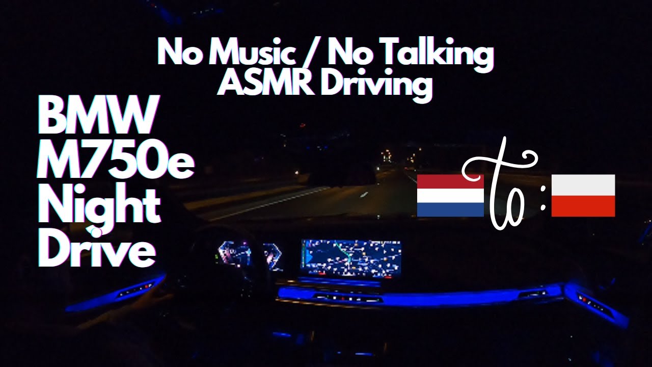 ASMR Driving | BMW M750e | No Music, No Talking | Netherlands to Poland | Part 1: Deventer