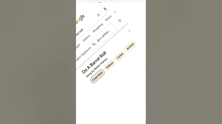 How to do a barrel roll in Google #google #barrelroll #tricks #googletricks