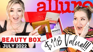 👄 ALLURE BEAUTY BOX for July 2022 is Here! UNBOXING &amp; REVIEW!! 💋😘💅💁‍♀️ Glow Up Twins