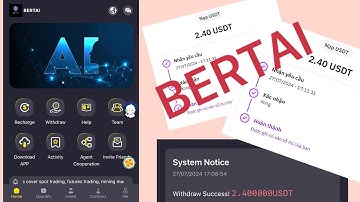 BERTAI - Đầu tư Dự Án Mới Ra Min 15$ - Đã rút tiền 2.4$/ Ngày // KTO