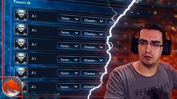 StarCraft 2: Protoss 1 vs 6 Terran Cheater 3 INSANE AI!