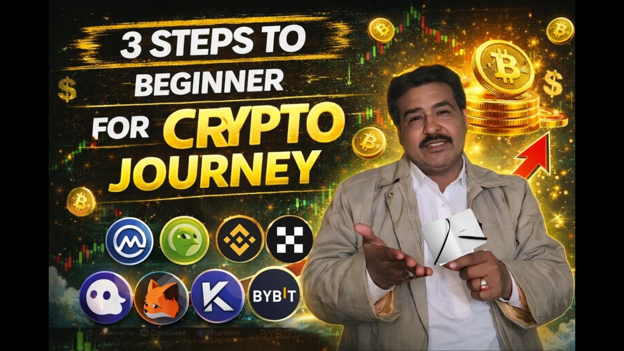 3 step to beginner for crypto journey - YouTube