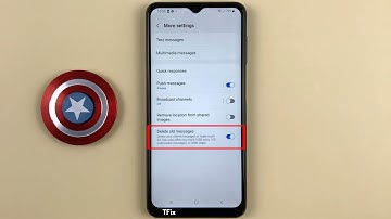 How to turn on/off automatically Delete old messages on Samsung A04s Android 13