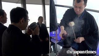 Japanese tea ceremony at Tokyo Tower