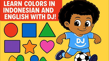 Learn colors in English and Indonesian! Bright and fun learning for toddlers and parents