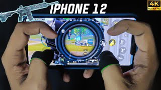 Best HANDCAM 4 Finger + Gyroscope | iPhone 12 Gameplay 60Fps | BGMI | PUBG Mobile | SAMURAI YT25