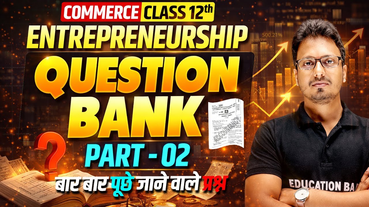 Class 12th EPS Questions Bank | 12th Entrepreneurship Most Important Objective 2026 | Part - 02