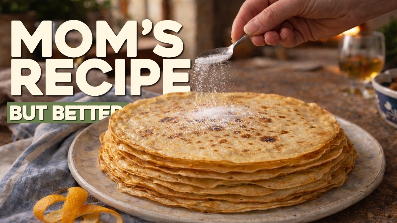 You Won’t Believe These Are Vegan: Fluffy Orange Zest Crepes from Provence!