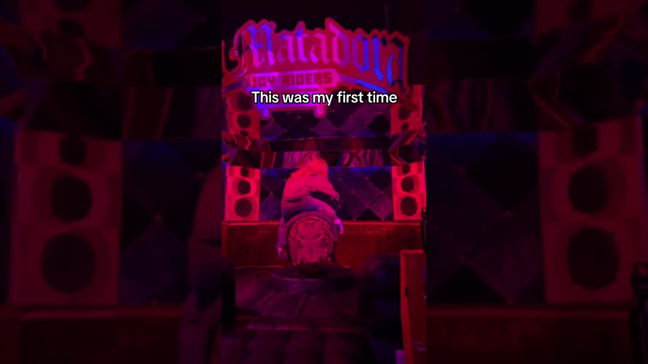 Mechanical bull ride FAIL 