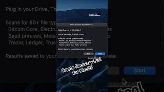 I made a crypto recovery tool for MacOS! Searches for lost seed #datarecovery #datarecoverysoftware