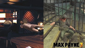 Max Payne 3 - Funny Satisfying Slow-motion Kills