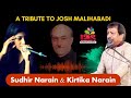 A Tribute to Josh Malihabadi | Mehfil e Ghazal Sudhir Narain and Kirtika Narain | Iktara part 3