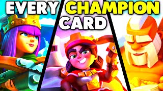 The History Of Every Champion In Clash Royale...