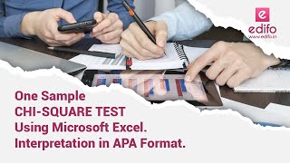 One Sample Chi-Square Test from questionnaire data using Microsoft Excel and Reporting in APA format