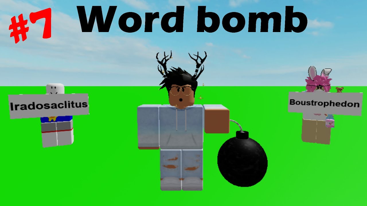 ROBLOX Word Bomb Competition For 1 000 ROBUX Season 2 YouTube 