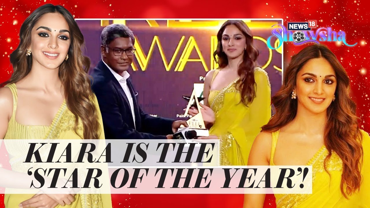 Kiara Advani Wins Star Of The Year Award At News18 Showsha Reel Awards I Sid Surprises Her With Hug