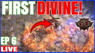 Spending First Divine then Mapping! Spark Stormweaver Sorc ZERO TO HERO EP6 POE 2 Path of Exile 2