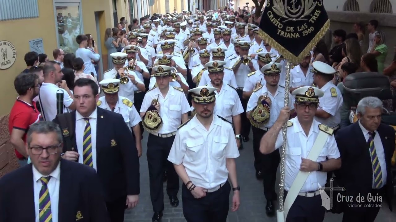 [4K] Tres Caídas de Triana - Bulería en San Román - Procesión Madre de Dios del Rosario 2023