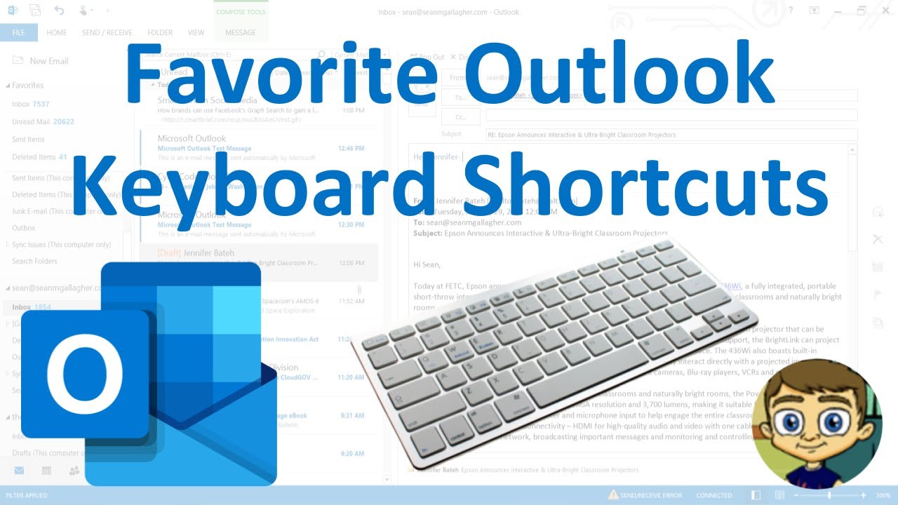 Favorite Microsoft Outlook Keyboard Shortcuts