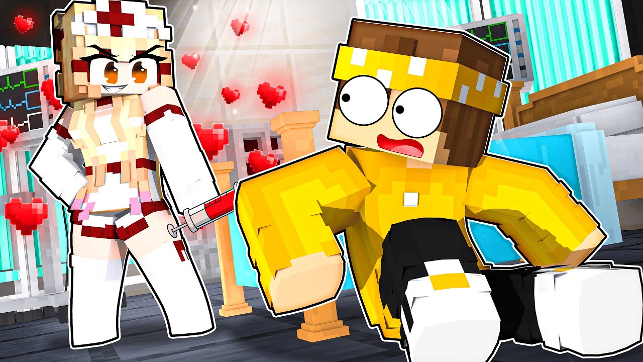 A ENFERMEIRA está APAIXONADA POR MIM no Minecraft!