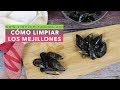 CÓMO LIMPIAR LOS MEJILLONES | Cómo limpiar los mejillones en casa de manera fácil y rápida