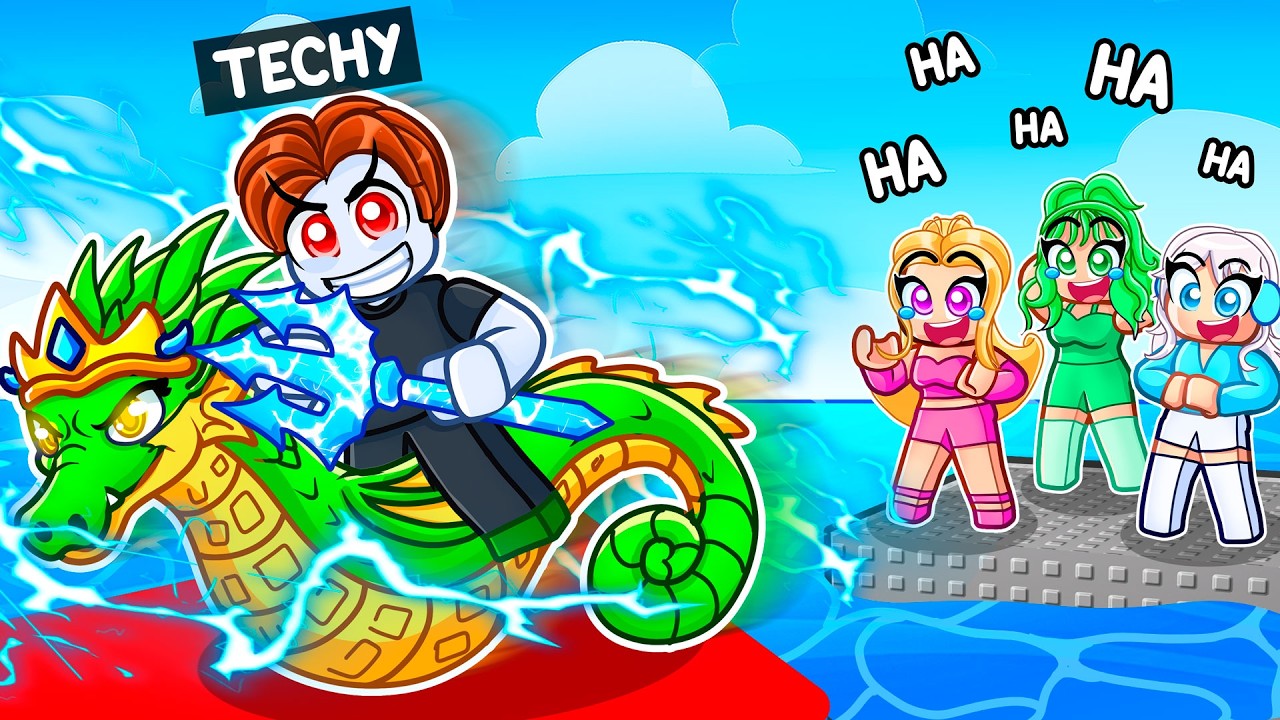 I Pretended to be a noob then used the MYTHICAL SEA HORSE In +1 Speed Animal escape!