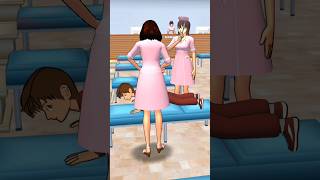 The nurse does not inoculate comfortably🤣#shorts #sakuraschoolsimulator #shortsvideo #viral