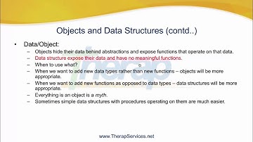 CS207 - Clean Code - Objects & Data Structures (1/2)