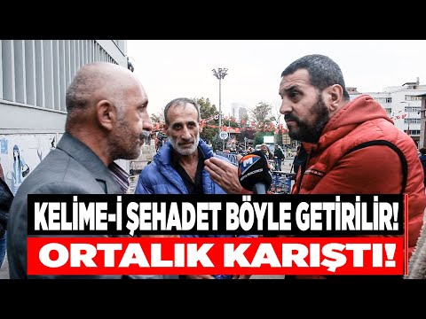 Kelime-i Şehadet böyle getirilir! Ortalık karıştı!