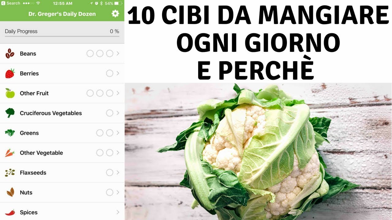 10 cibi da mangiare ogni giorno e perchè  [ALIMENTAZIONE SANA]