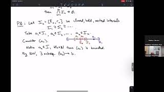 Proving Nested Intervals Property from Bolzano-Weierstrass Theorem