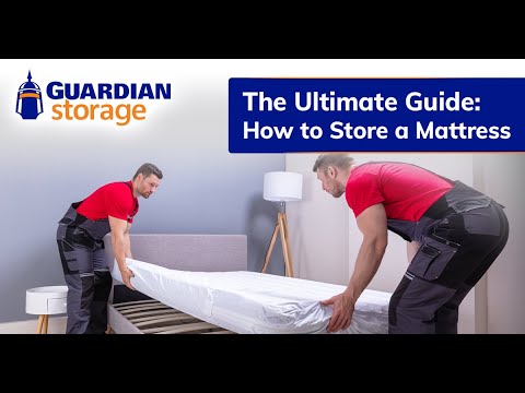 How to store a mattress properly