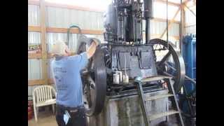 Ihc 50 Hp Startup The Badger Steam Gas Engine Show 2015
