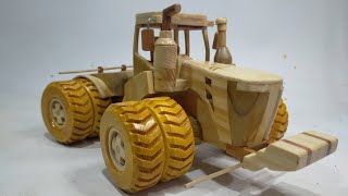 How to make Wooden Tractor John Deere 9630R -Wooden Toys