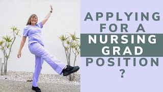 Best Tips For Applying To Post-Nursing Grad Programs // WA Grad Connect Based
