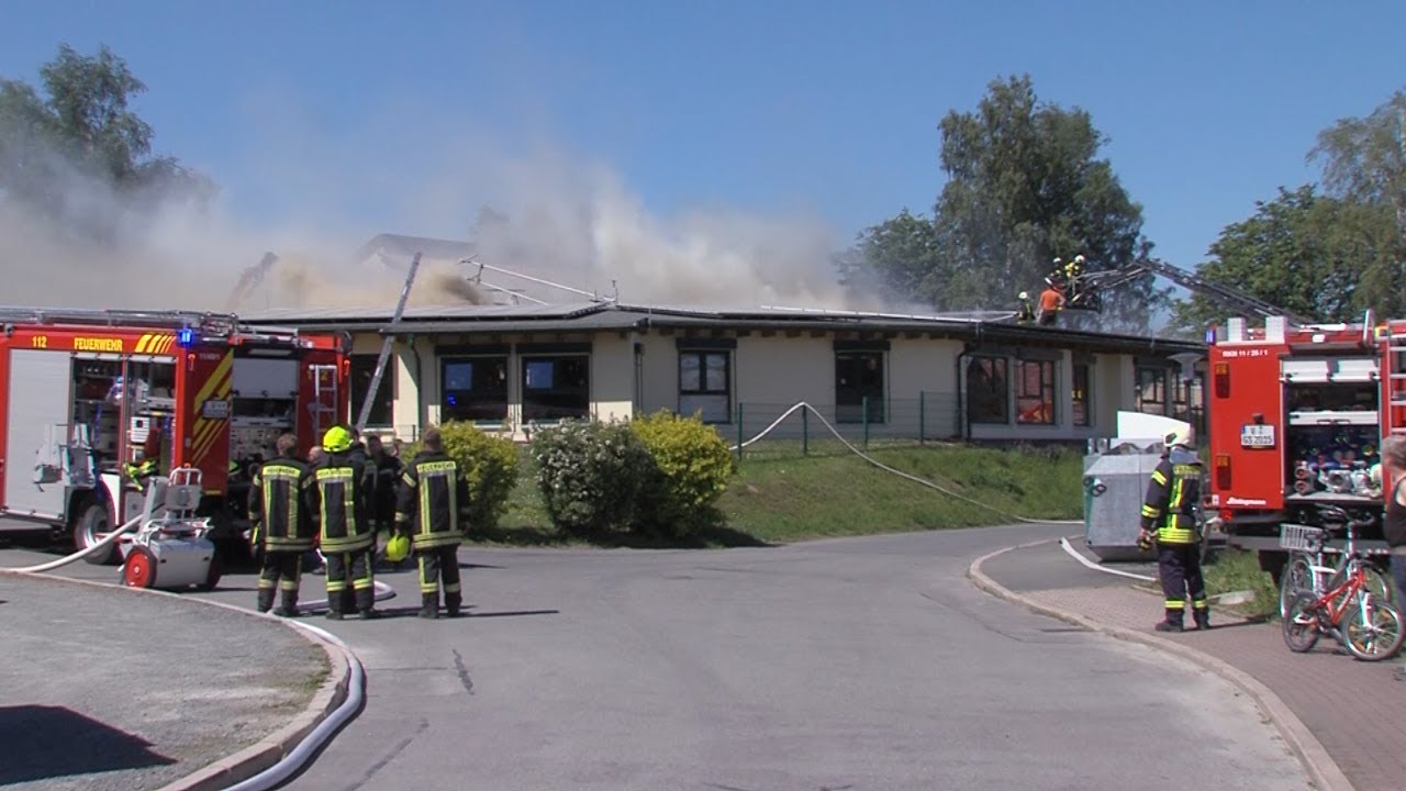 Großbrand in vogtländischer Kita