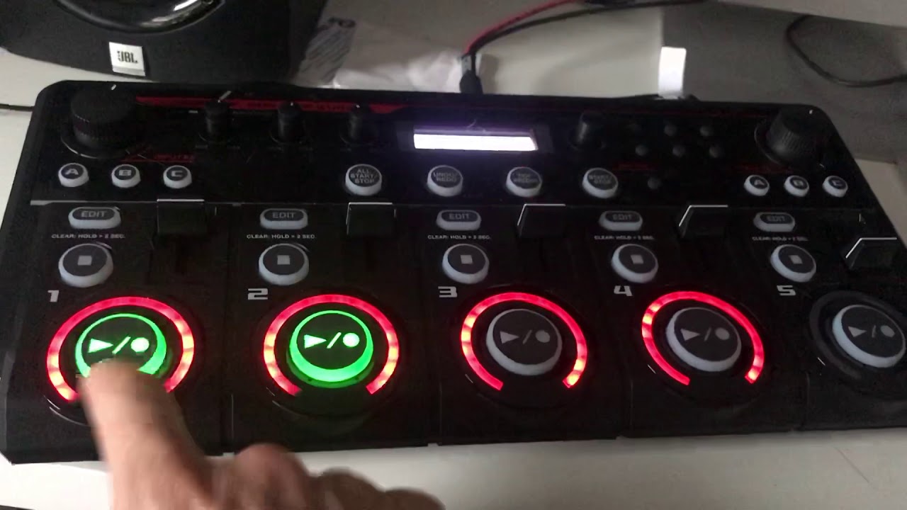 First attempt at looping with RC 505