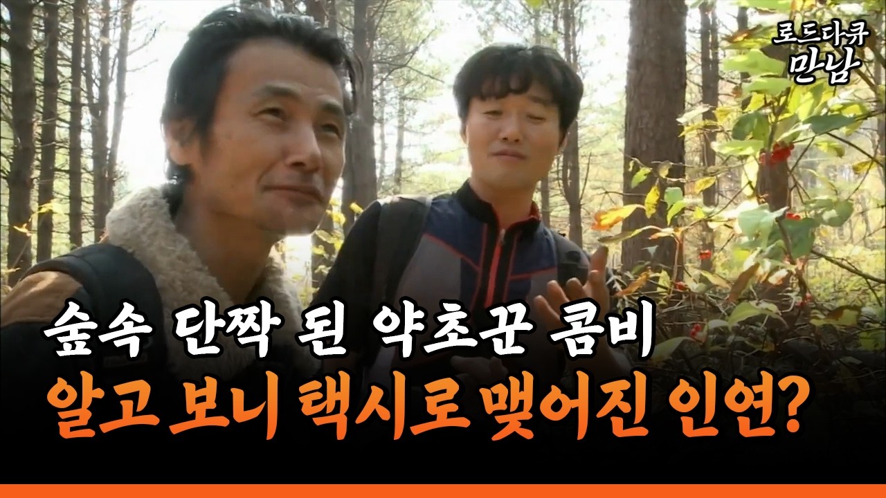 [로드다큐 만남 55-3] 숲속 단짝 된 약초꾼 콤비, 택시로 맺어진 인연?