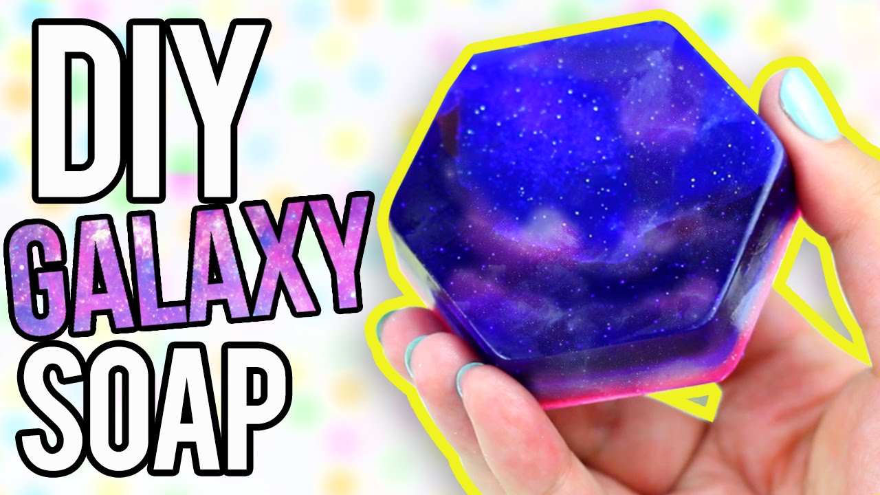 DIY GALAXY SOAP - EASY Melt & Pour!