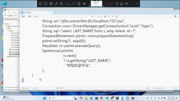 산대특 - java프로그래밍마스터 - Spring Core AND MVC - 2교시 -JAVA DB연동