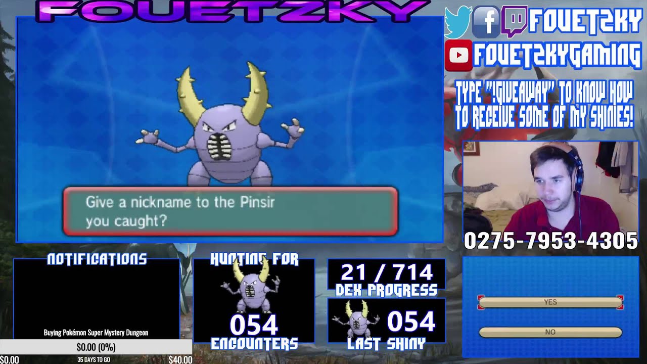 Shiny 021 aDrive THE SHINY PINSIR (+MEGA PINSIR)! Pokémon ORAS DexNav