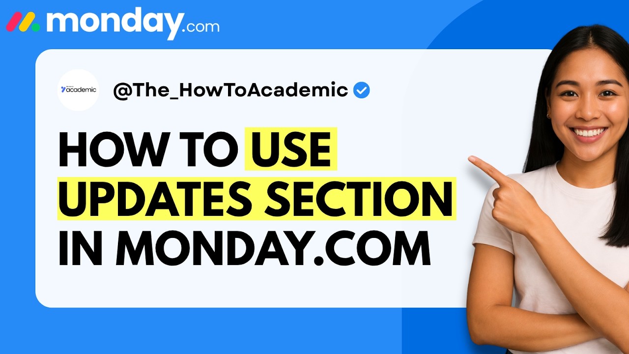 How to Use Updates Section in monday.com [Quick Guide] - YouTube