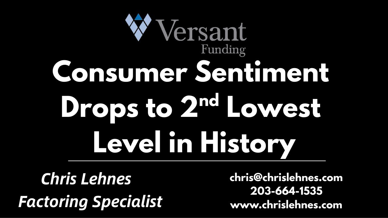 Consumer Sentiment Plummets #consumerspending #inflation #economy #economics #smallbusiness #tips
