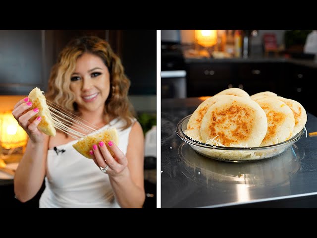 Traditional Venezuelan Arepas 3-ingredient Recipe + VIDEO