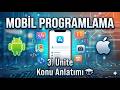 AUZEF 2-2 Mobil Programlama | 3. Ünite Konu Anlatımı | (En Basit Anlatımla)! Vize! Final! Büt!