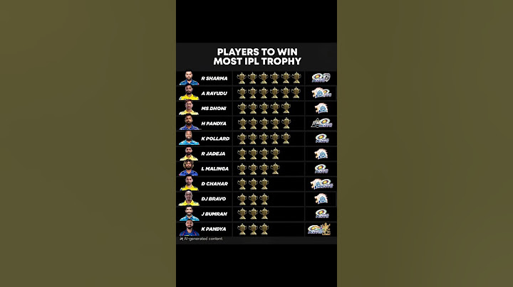 PLAYERS TO WIN MOST IPL TROPHY #ipl2025 #msdhoni #rohitsharma #hardikpandya #trending #shorts