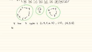 [Introduction to Combinatorics] Lecture 13. Cycle decomposition of a permutation